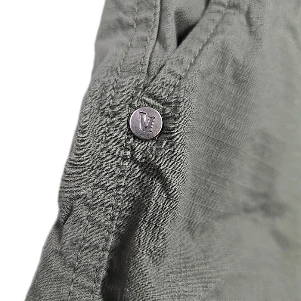 Vuori Vintage Ripstop Shorts Women's Size Small Green Organic Cotton 3" VW364 - Picture 6 of 9